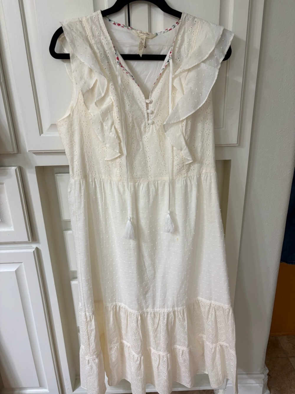 Matilda Jane x Joanna Gaines Elegant White Ruffled Midi Dress - Women - Picture 2 of 3